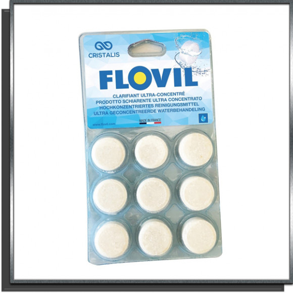 Flovil clarifiant ultra-concentré 9 pastilles