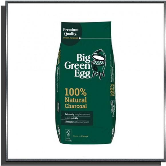 Sac de charbon naturel Premium Big Green Egg bois Européen 4.5 kg