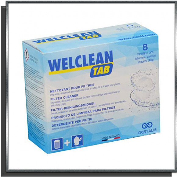 Welclean Tab Spa Weltico pastille nettoyante filtre spa