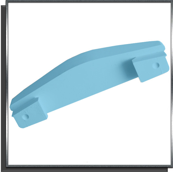 Ailette fixe 15mm Bleu pour lame PVC couverture automatique Sofatec
