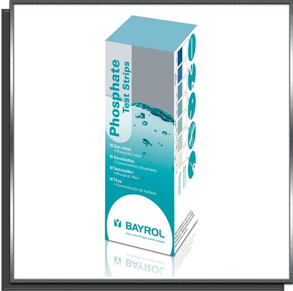 Bandelettes test phosphates X10 Bayrol