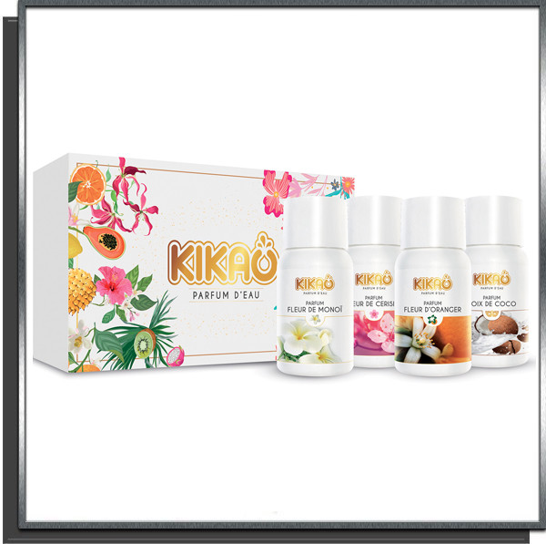 Coffret découverte " Les Floraux & Fruités" 4 parfums d'eau KIKAO