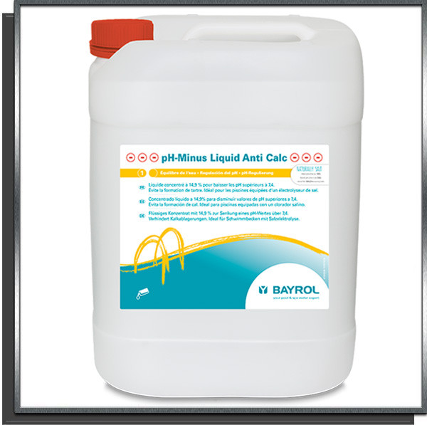 pH Minus liquide DOMESTIC + Anti-calcaire 20L Bayrol