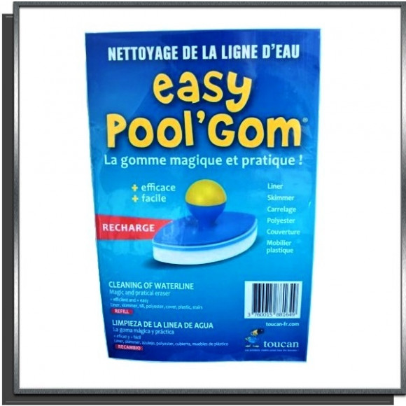 Recharge pour brosse de nettoyage piscine Easy pool gom